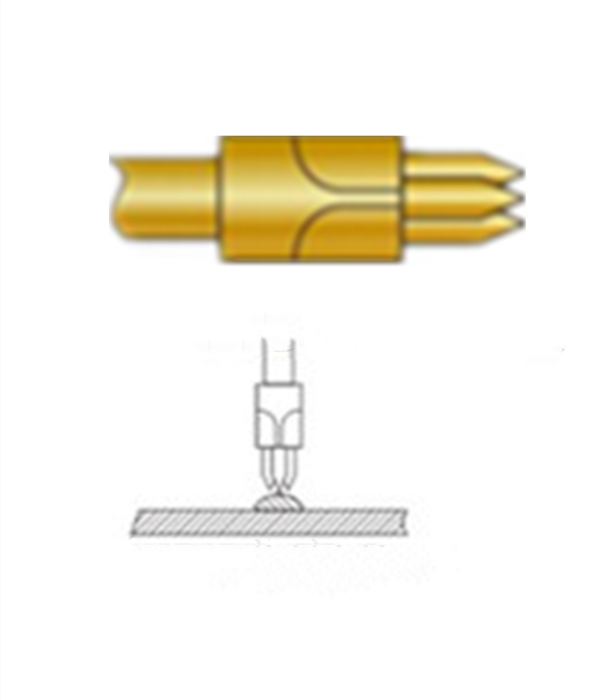 三尖頭探針、探針用法圖、探針原理圖、測(cè)試探針圖片