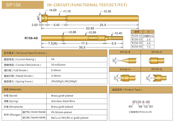 探針SP125306396，華榮華探針廠家